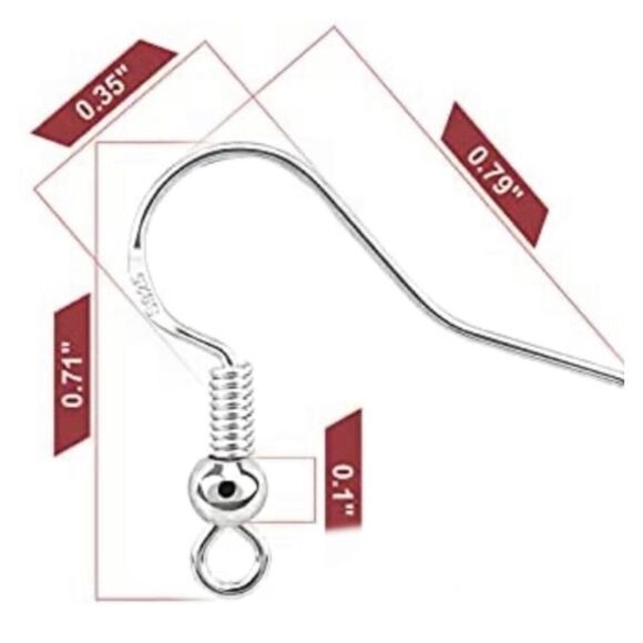 ☀️3/$9☀️ Red-Orange Resin Gummy Bear Dangle Earring with .925 Silver Hooks - Picture 5 of 6